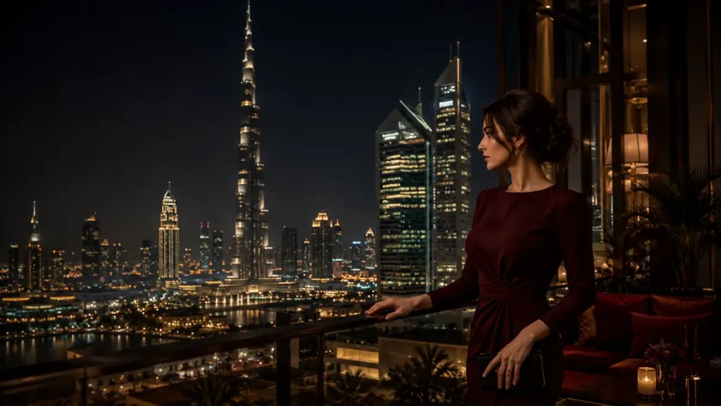 Downtown Dubai Escorts business travel evening guide 2026 with Burj Khalifa skyline